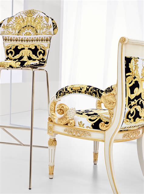 versace medusa chair|versace furniture catalog.